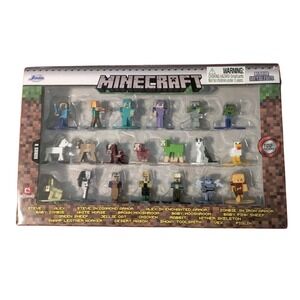Minecraft Nano Metalfigs Series 5 – 20-Character Collector Set, Jinx/Mojang